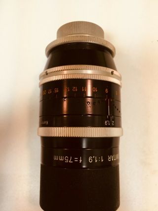 Bolex H16 mm Movie Camera - Shape with Extra Lenses Case, 6