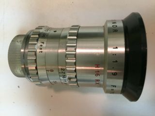 Bolex H16 mm Movie Camera - Shape with Extra Lenses Case, 8