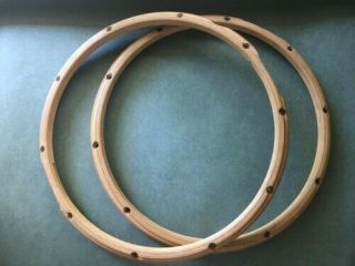 Vintage 14” Wood Snare Drum Hoops / Rims Conditiion