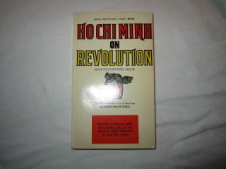 Vintage Paperback Book Ho Chi Minh On Revolution Signet Non - Fiction 1968 4th Pri