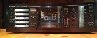 Nakamichi Rx - 505,  3 Head Cassette Deck,  Serviced,  Upgraded,  Nichicon Muse Caps.
