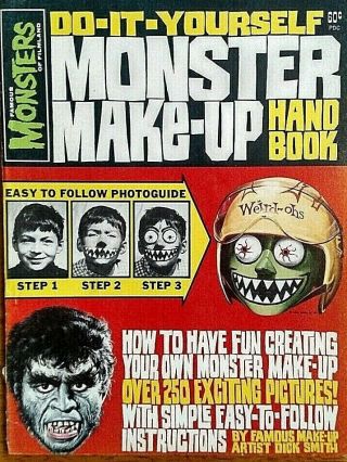 Famous Monsters Do - It - Yourself Monster Make - Up Hand Book/warren Vintage Horror