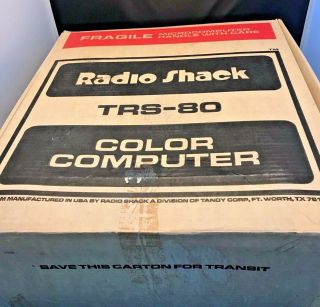 Tandy Radio Shack TRS - 80 64K Color Computer 2 (CoCo 2) W/ Adapter 2