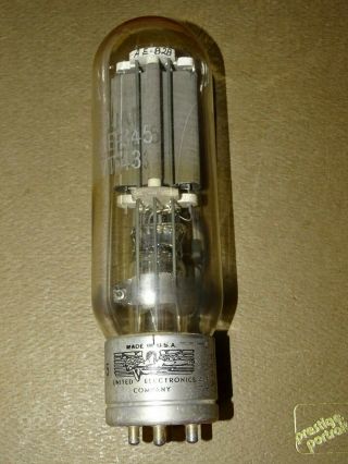 United Type JAN CUE 845 (VT - 43) Audio Output Tube,  on Amplitrex 7