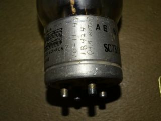 United Type JAN CUE 845 (VT - 43) Audio Output Tube,  on Amplitrex 8