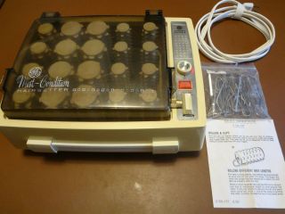 Vintage General Electric Mist Hairsetter Hot Rollers Ge B1hcd4