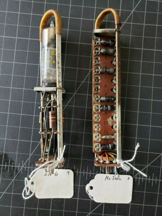 1950s Ibm Vacuum Tube Logic Module With Companion