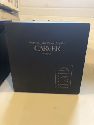 Coveted Carver M - 400 Cube Amps 4