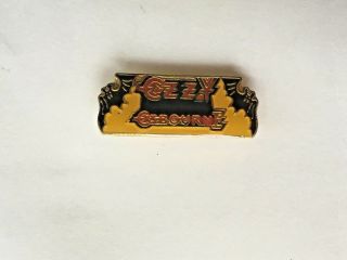 Ozzy Osbourne Enamel Lapel Pin Vintage 80 