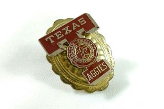 Vintage Texas A&m University Aggies 1876 Pin Single Earring