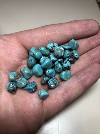 15 Vintage Old Kingman Mine Nuggets Beads Southwest Arizona Native Navajo Gems