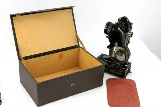 Pathe Baby 9.  5mm Projector,  With Stand And Box,  One Film