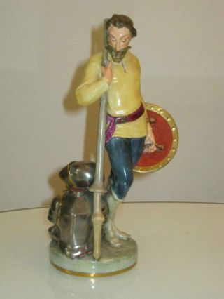 Stunning Vintage Royal Crown Derby Porcelain Don Quixote Figure
