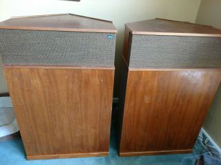 Klipsch Klipschorn Corner - Horn Speakers,  Pair,  Back Covers,