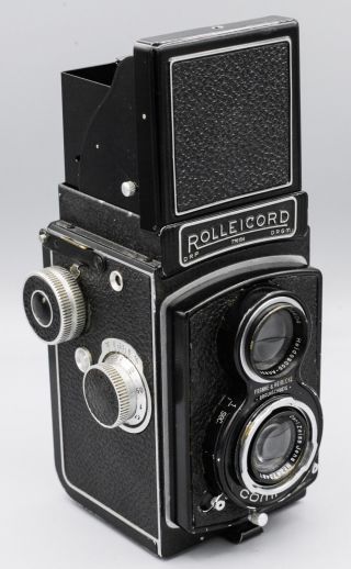Rollei Rolleicord Ii 120 Film Tlr Camera W/ Triotar 7.  5cm F3.  5 Lens