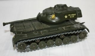 Solido Diecast Military Tank Gen Patton Vintage Us Army M - 47