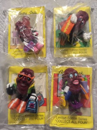Vintage Hardees California Raisins Limited Edition Series In Package