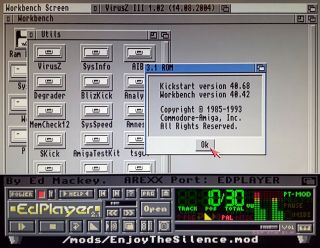 Amiga 1200 - Recapped - 4gb CF - KS3.  1 - 2MB/AGA - Español (ES) Keyboard 8