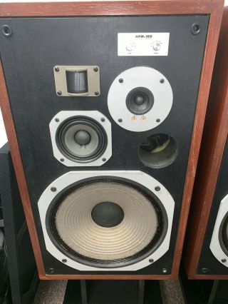 PIONEER HPM - 100 SPEAKERS WITH STANDS IN EXCELENT 3