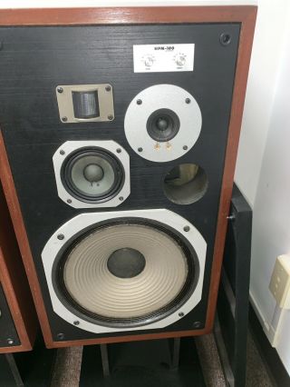 PIONEER HPM - 100 SPEAKERS WITH STANDS IN EXCELENT 4