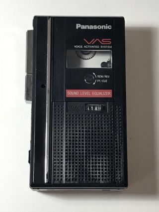 Vintage Panasonic Micro - cassette Tape Recorder RN - 190 2 - speed 5