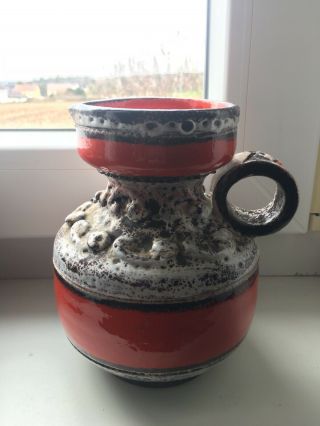 Mid - Century Vintage West German Pottery Vase