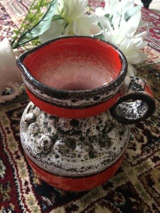 Mid - Century Vintage West German Pottery Vase 2