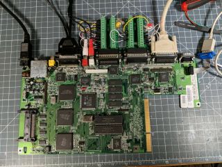 Amiga 1200 Motherboard.  Rev 1D.  Just recapped with poly. 2