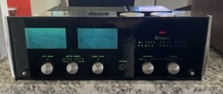 McIntosh MC 2505 Solid State Power Amplifier Amp With Panloc Wood Case 3
