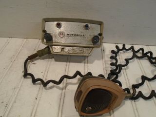 Motorola Mocom 70 Police / Fire Mobile Radio Head - Vintage 1960s
