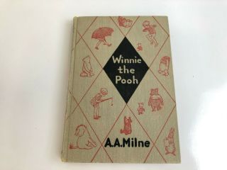 Vintage 1950 Winnie The Pooh By Aa Milne Book Illustrated Ep Dutton Ny Good Cond