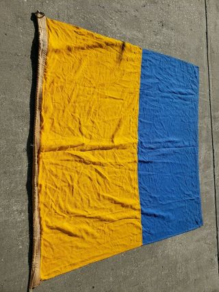 Vintage 1960s Navy Signal Flag Size: 50x50 " See Details