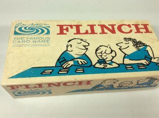 Vintage 1963 Parker Brothers Flinch The Famous Card Game Complete W/ Instruction