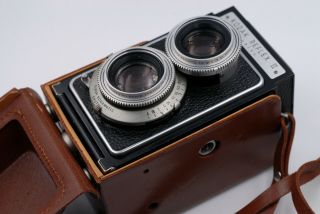 Vintage 1940s - 50s Kodak Reflex Ii Tlr Camera W/ Anastar 80mm Lens
