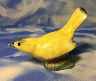 Vintage Stangl Pottery " Wilson Warbler” Yellow Bird Figurine 3597 Euc