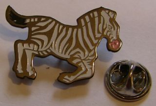 Disney Lion King Animal Of Savanna Zebra Caph Belgium Vintage Pin Badge Z4x