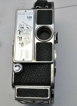 Paillard Bolex H - 16 M 16mm Movie Camera With SOM Berthiot Pan Cinor 70 Zoom Lens 7