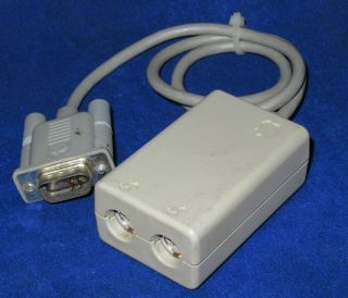 Vintage Apple Macintosh Appletalk Localtalk Adapter Db9 P/n 590 - 0563 - A