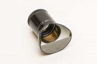 118 - 004 Leitz - Leica - Messering Loupe 6x Black Crackle Lack - Messering Field