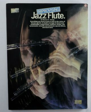 Improvising Jazz Flute Horace A Young Music Book Vintage 1988