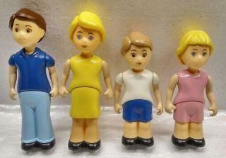 Vintage Little Tikes Dollhouse Parents Dad Mom Son Boy Girl Daughter Family Set