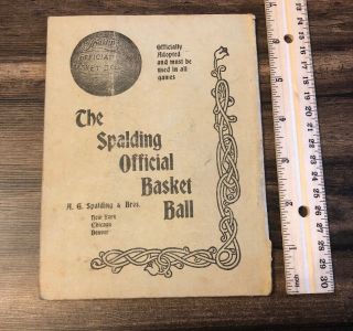 vintage 1899 Spalding ' s Athletic Library book Basketball for Women 2