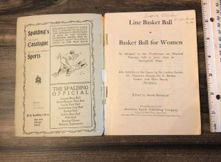 vintage 1899 Spalding ' s Athletic Library book Basketball for Women 3