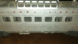 Vintage Lionel 2432 Clifton Silver Observation Passenger Car / O Gauge / 2