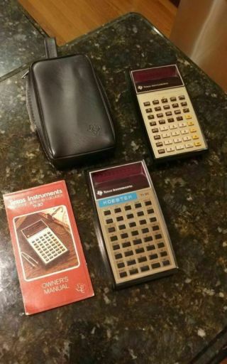 Vintage Texas Instruments Ti Business Analyst - 1 & Ti - 30 Calculators