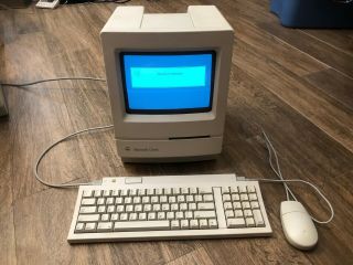 Apple Macintosh Classic Computer M0420 Adb Mouse Keyboard Boots Up