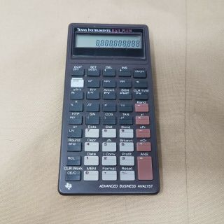 Vintage Texas Instruments Ti Ba Ii Plus Advanced Business Analyst Calculator 
