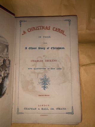 A Christmas Carol 1845 3