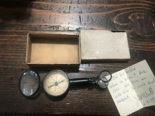 Vintage Compass,  1921,  Old Compass,  Hunter,  Camping,  W/ Providence