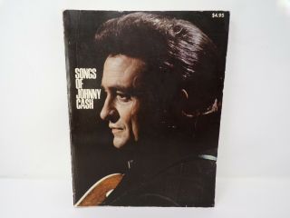 Vintage Songs Of Johnny Cash 1970 Sheet Music Book With Photos & History 335